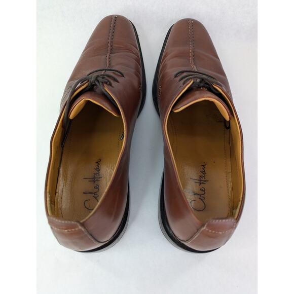 Cole Haan C06400 Men Brown Leather Oxford Center Seam Dress Shoes Size 11.5 M - Picture 9 of 10